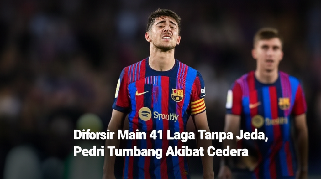 Diforsir Main 41 Laga Tanpa Jeda, Pedri Tumbang Akibat Cedera