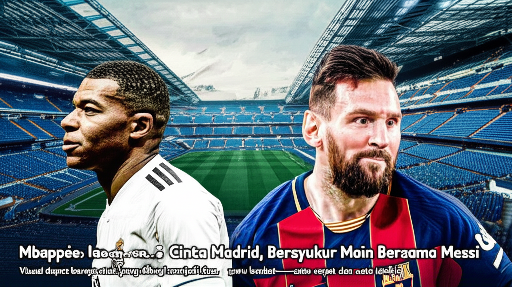 Mbappé: Cinta Madrid, Bersyukur Main Bersama Messi