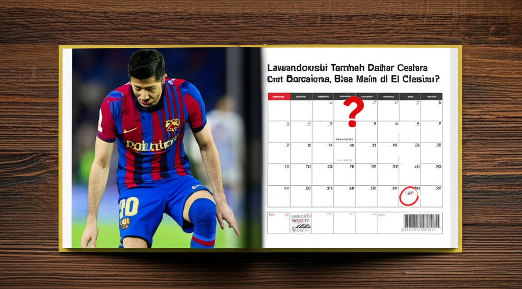 Lewandowski Tambah Daftar Cedera Barcelona, Bisa Main di El Clasico? (Sederhanakan Kabar Rumit)