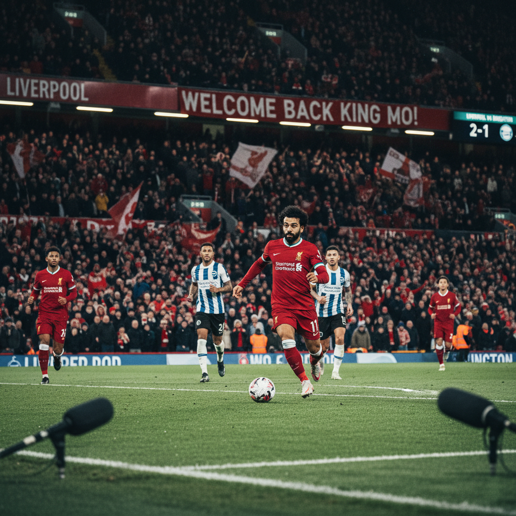 Audit Liverpool Vs Brighton: Kembalinya Mo Salah ke Skuad Merah
